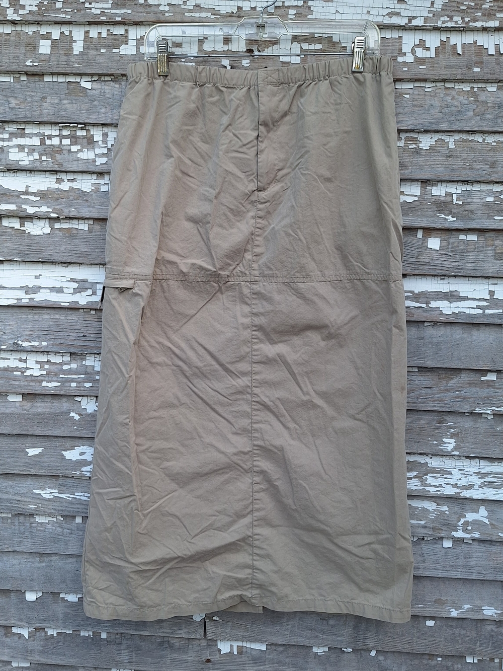 Eddie Bauer Khaki Utility Midi Skirt